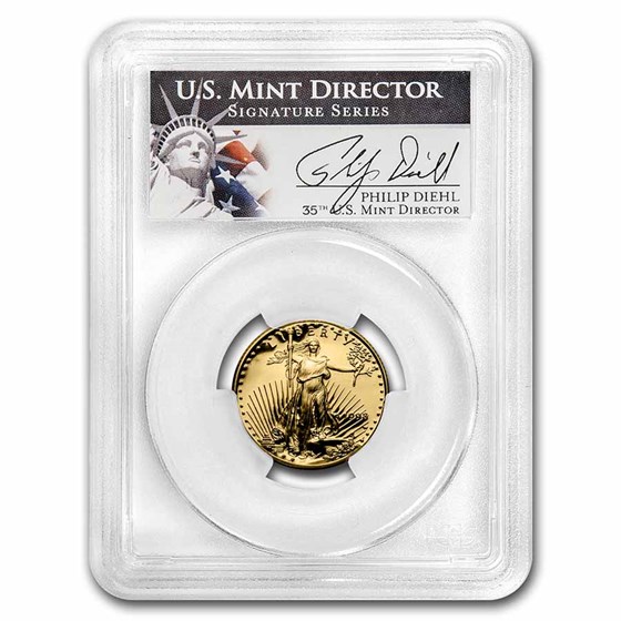 1998-W 1/4 oz Gold Eagle PR-69 PCGS (Diehl Signed) 1998-W 1/4 oz Gold Eagle PR-69 PCGS (Diehl Signed)