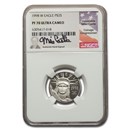 1998-W 1/4 oz Proof American Platinum Eagle PF-70 NGC (Castle) 1998-W 1/4 oz Proof American Platinum Eagle PF-70 NGC (Castle)