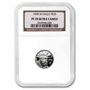 1998-W 1/4 oz Proof American Platinum Eagle PF-70 UCAM NGC