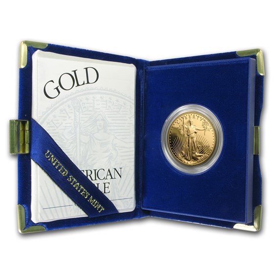 1998-W 1 oz Proof American Gold Eagle (w/Box & COA)