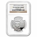 1998-W 1 oz Proof American Platinum Eagle PF-70 UCAM NGC