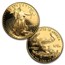 1998-W 4-Coin Proof American Gold Eagle Set (w/Box & COA)
