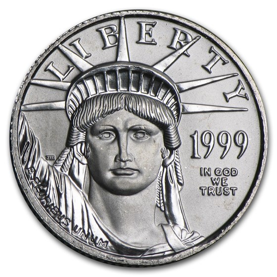 1999 1/10 oz American Platinum Eagle BU 1999 1/10 oz American Platinum Eagle BU