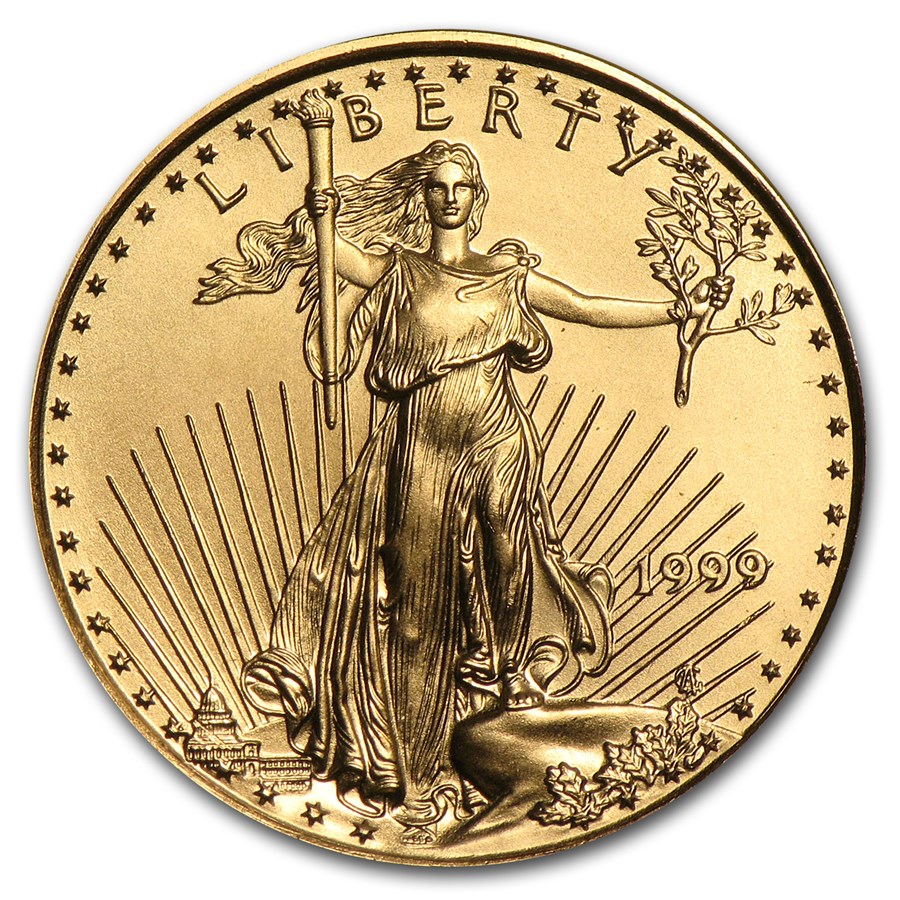1999 1/4 oz American Gold Eagle BU