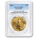 1999 1 oz American Gold Eagle MS-69 PCGS