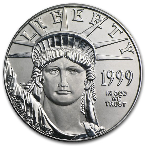 1999 1 oz Platinum American Eagle BU 1999 1 oz Platinum American Eagle BU