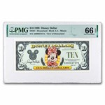1999 $10.00 (AA) Smiling Minnie CU-66 EPQ PMG (DIS#61)