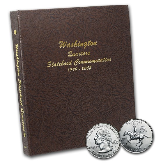 1999-2008 100-coin 50 State Quarter P & D Set (Dansco Album) 1999-2008 100-coin 50 State Quarter P & D Set (Dansco Album)