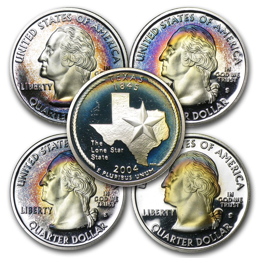 Buy 1999-2008 State Quarter Gem Proof (Silver, Toned, Random Date) | APMEX