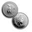 1999-2010 Australia 12-Coin 1 oz Silver Lunar Set (SI, Red Box)