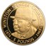 1999 Alderney Proof Gold 5 Pound Churchill PF-68 NGC