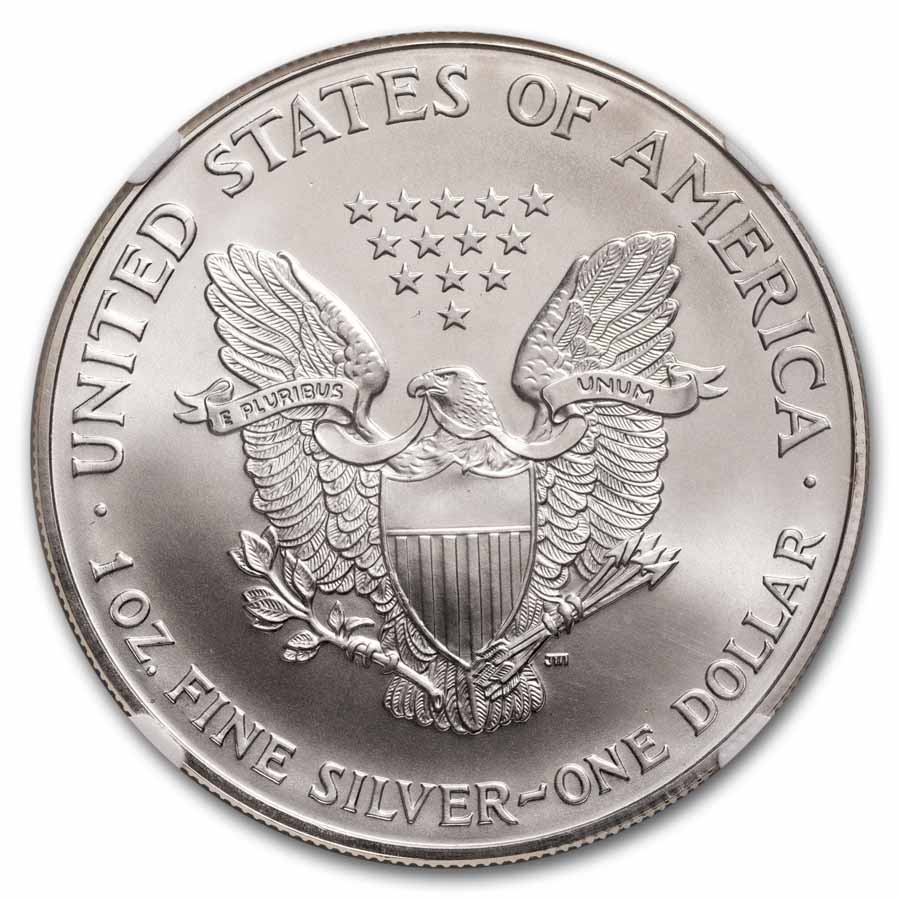 世界最高鑑定品　NGC MS70 アメリカ ドリー・マディソン 銀貨 1999 Buy 1999 American Silver Eagle MS-70 NGC | APMEX