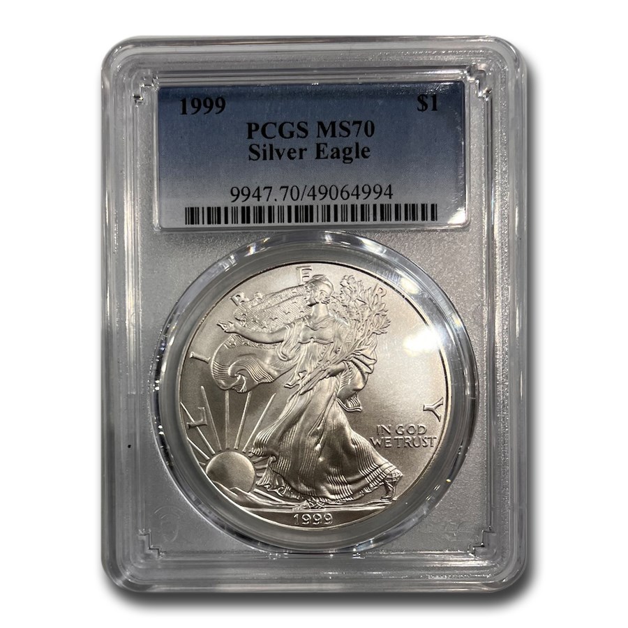 1999 American Silver Eagle MS-70 PCGS