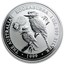 1999 AUS 1 oz Ag Kookaburra BU (50 Franc Letzebuerg Dual Privy)