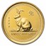 1999 Australia 1/10 oz Gold Lunar Rabbit BU (Abrasions)