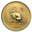1999 Australia 1/10 oz Gold Lunar Rabbit BU (Series I)