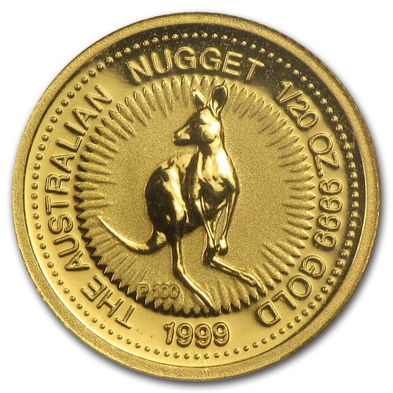 1999 Australia 1/20 oz Gold Nugget BU 1999 Australia 1/20 oz Gold Nugget BU