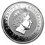 1999 Australia 1 kilo Silver Kookaburra BU