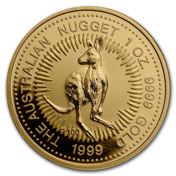 1999 Australia 1 oz Gold Kangaroo BU 1999 Australia 1 oz Gold Kangaroo BU