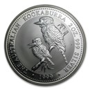 1999 Australia 2 oz Silver Kookaburra BU