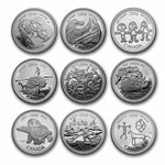 1999 Canada Millennium 12-Coin Silver Proof Set