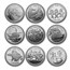 1999 Canada Millennium 12-Coin Silver Proof Set