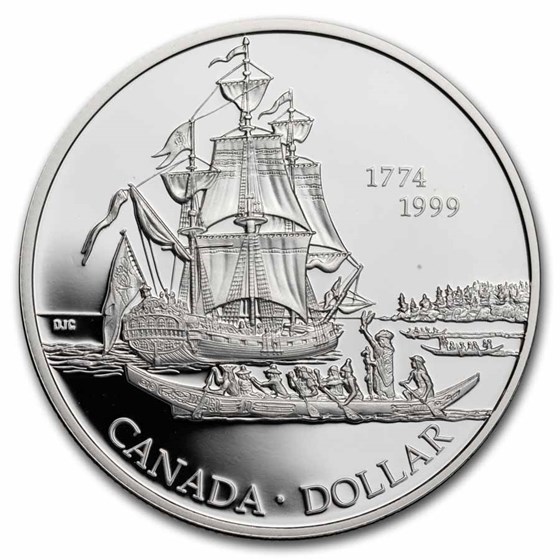 1999 Canada Silver Dollar Proof (Queen Charlotte Islands) 1999 Canada Silver Dollar Proof (Queen Charlotte Islands)