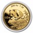 1999 China 1 oz Gold Panda w/Serif BU (In Capsule)