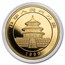 1999 China 1 oz Gold Panda w/Serif BU (In Capsule)