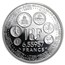 1999 France Silver Euro Conversion Coin BU