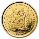 1999 Gibraltar 1/25 oz Gold 100 Years of Peter Rabbit Proof