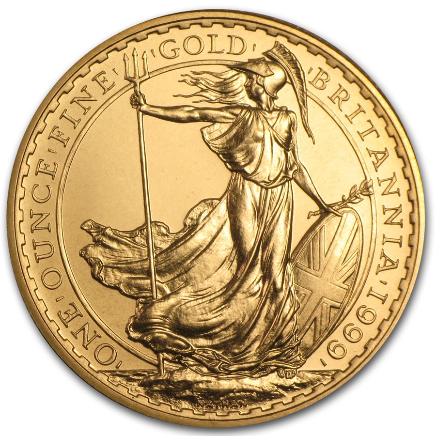 1999 Great Britain 1 oz Gold Britannia BU
