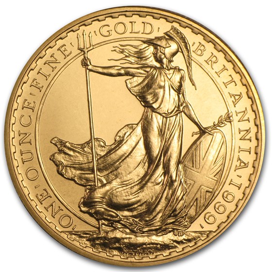 1999 Great Britain 1 oz Gold Britannia BU 1999 Great Britain 1 oz Gold Britannia BU