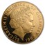 1999 Guernsey Proof Gold £5 Churchill PF-69 NGC