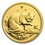 1999 Isle of Man 1/25 oz Gold British Blue Cat