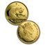 1999 Isle of Man 5-Coin Gold British Blue Cat Set