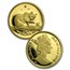 1999 Isle of Man 5-Coin Gold British Blue Cat Set