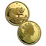 1999 Isle of Man 5-Coin Gold British Blue Cat Set