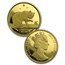 1999 Isle of Man 5-Coin Gold British Blue Cat Set