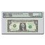1999 (L-San Fran) $1 FRN CU-66 EPQ PMG (Fr#1925-L) Print Error