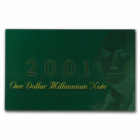 1999 Millennium Note $1.00 FRN CU (BEP Folder) 1999 Millennium Note $1.00 FRN CU (BEP Folder)