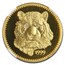 1999 Mongolia Proof Gold 1000 Tugrik Tiger PF-68 UCAM NGC