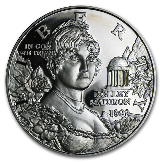 1999-P Dolley Madison $1 Silver Commem Proof (Capsule Only) 1999-P Dolley Madison $1 Silver Commem Proof (Capsule Only)