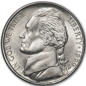 1999-P Jefferson Nickel BU