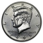 1999-P Kennedy Half Dollar 20-Coin Roll BU