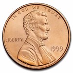 1999-P Lincoln Cent 50-Coin Roll BU