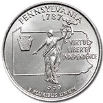 1999-P Pennsylvania State Quarter BU
