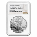 1999-P Proof American Silver Eagle PF-69 NGC