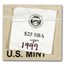 1999-P SBA 25-Coin Sealed Bag BU