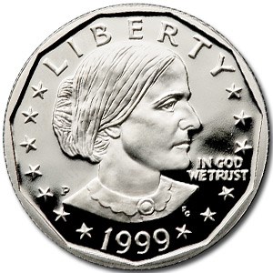 1999-P SBA Dollar Gem Proof (No Box)